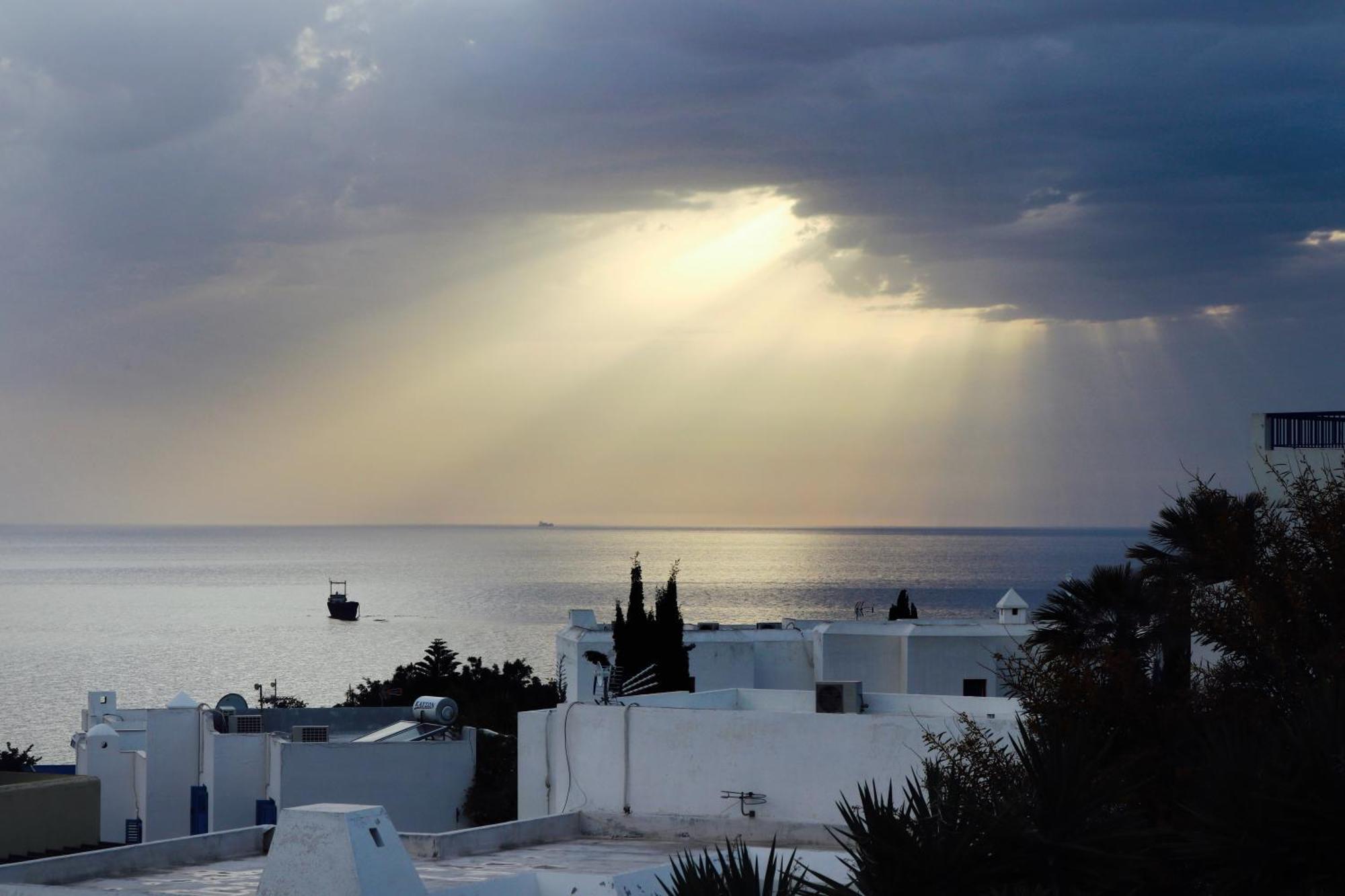 Paphos Ikaria Village Sea View Apartment מראה חיצוני תמונה