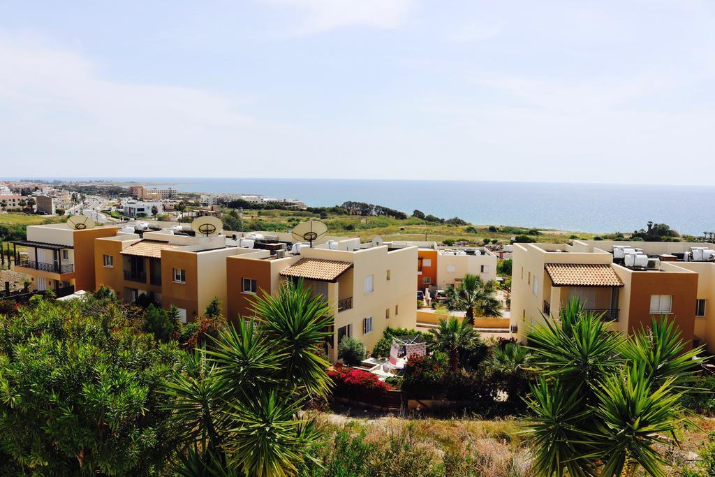 Paphos Ikaria Village Sea View Apartment מראה חיצוני תמונה